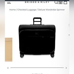 Briggs & Riley Black Wardrobe Spinner